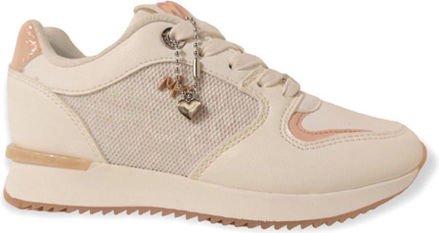 Mexx Sneaker Fleur Mini Meisjes Kleding Wit Roze