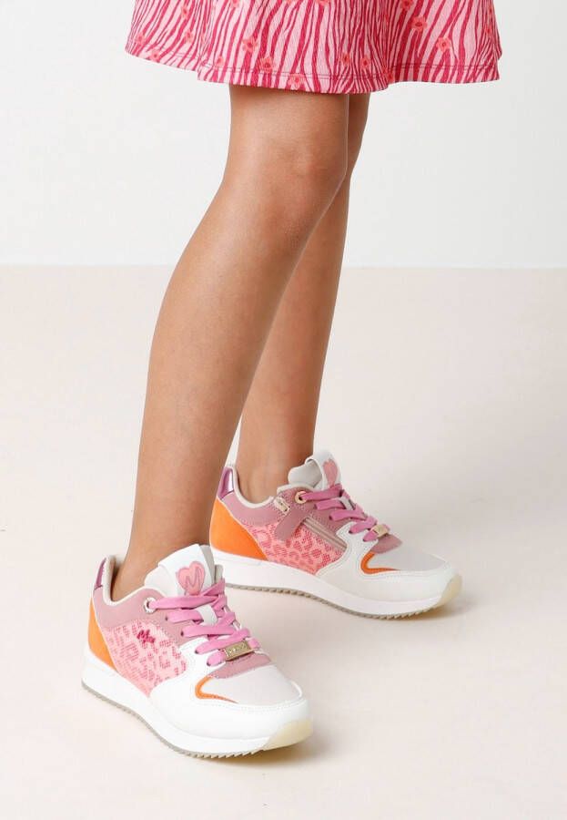 Mexx Sneaker Fleur Mini 5000 Roze Wit Multi