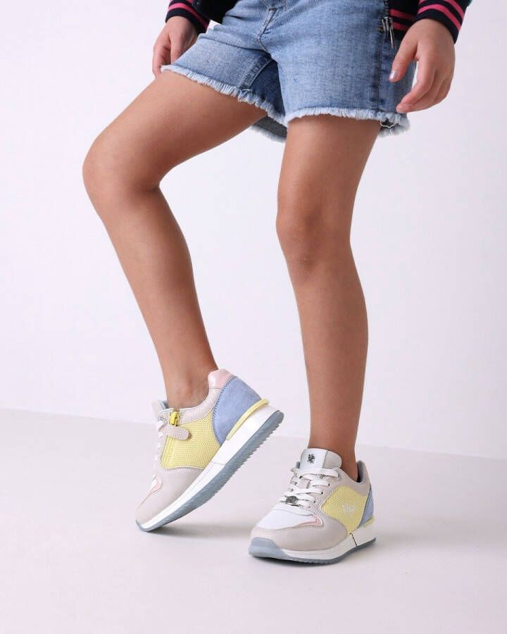 Mexx Sneaker Fleur Mini Yellow Meisjes Kleding