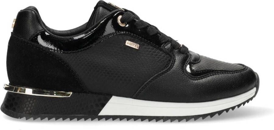 Mexx Fleur Lage sneakers Leren Sneaker Dames Zwart - Foto 5