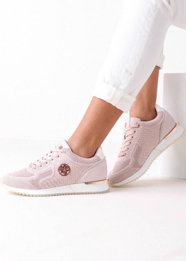 Mexx Sneaker Gitte Glitter Old Pink Dames Sneakers