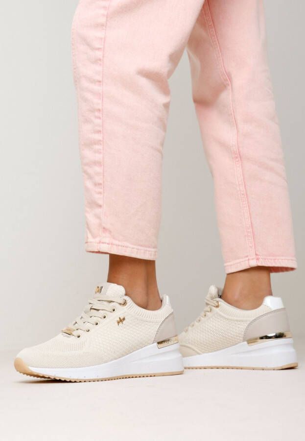 Mexx Glass Lage sneakers Dames Beige - Foto 4