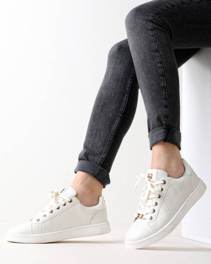 Mexx Sneaker Glib Wit Dames Sneakers