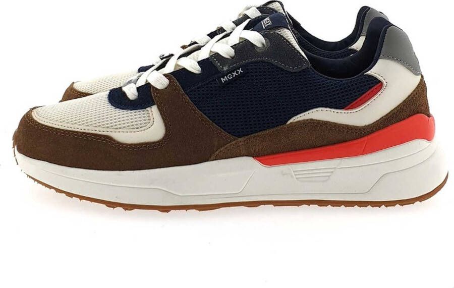 Mexx Sneaker Huxley Mannen Cognac Navy