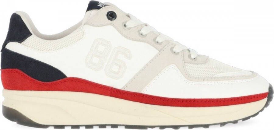 Mexx Sneaker Jamain White Navy Mannen Sneakers
