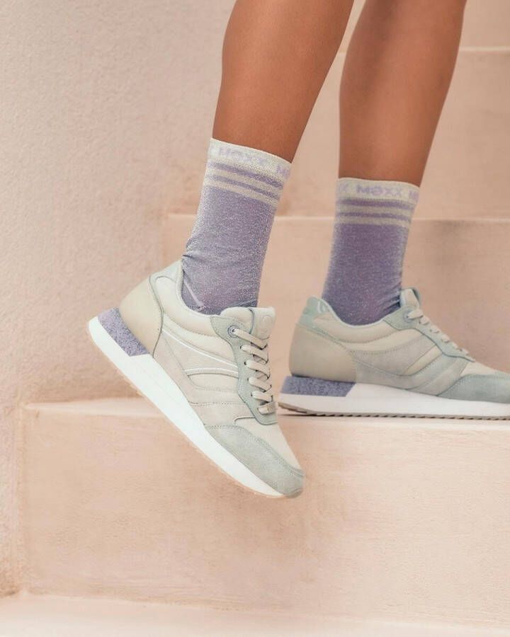 Mexx Sneakers Jazzy met contrastbeleg bij de hak