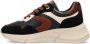 Mexx Sneaker Jilou Black Tan Dames Sneakers - Thumbnail 6