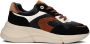 Mexx Sneaker Jilou Black Tan Dames Sneakers - Thumbnail 2