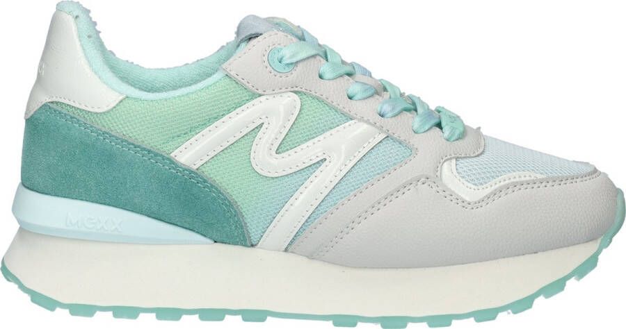 Mexx Sneaker Juju Dames Green Blauw