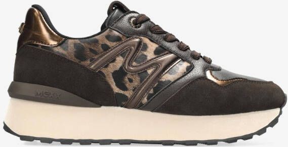 Mexx Sneaker Juju Humper Black brown Dames