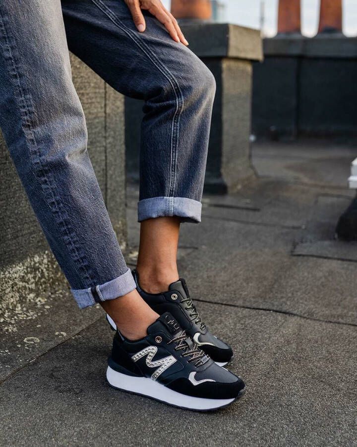Mexx Sneaker Juju Spark Zwart Dames Sneakers - Foto 2