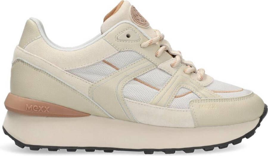 Mexx Sneaker Juna 2 Beige Dames Sneakers