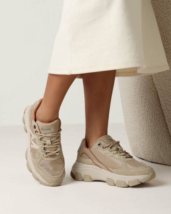 Mexx Sneaker Klara Zand Dames Sneakers