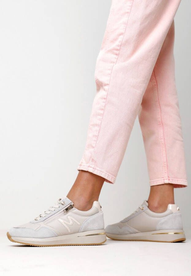 Mexx Beige Leren Lage Sneakers Lenthe Beige Dames - Foto 2