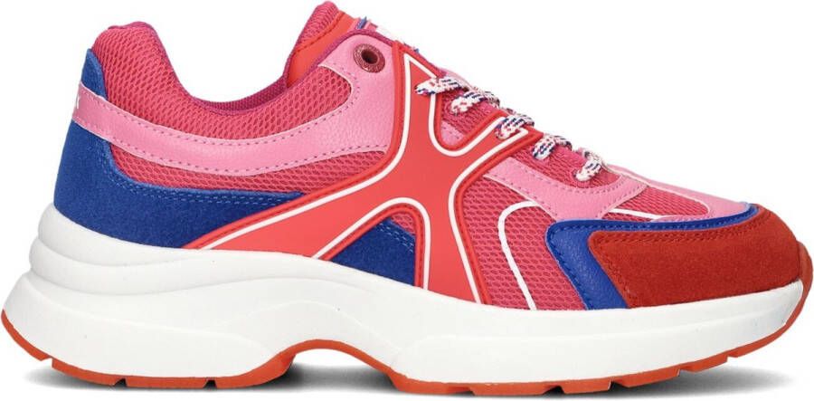 Mexx Roze Lage Sneakers Loyce Multicolor Dames
