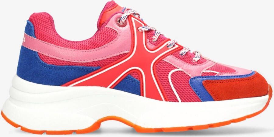 Mexx Roze Lage Sneakers Loyce Multicolor Dames