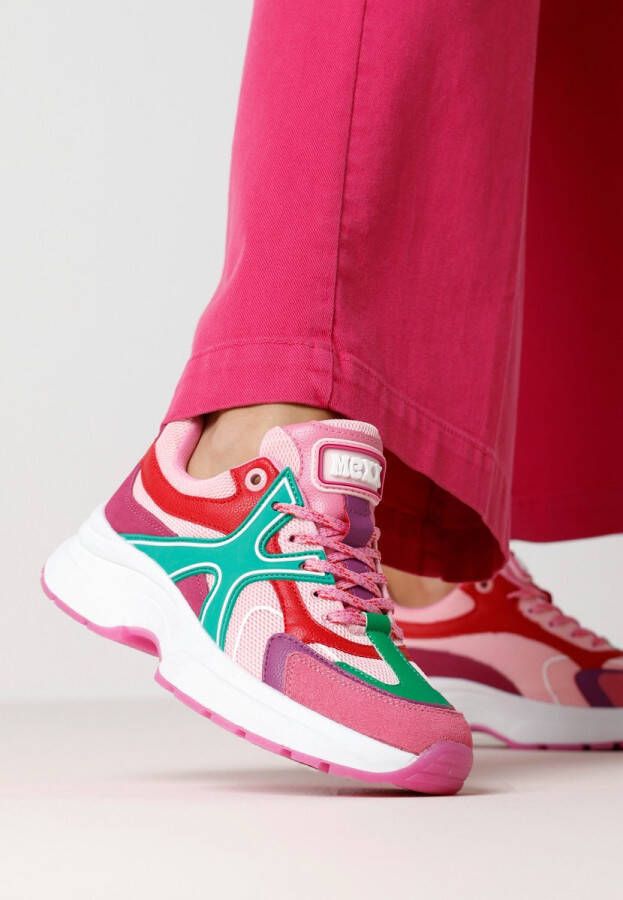 Mexx Loyce Lage sneakers Leren Sneaker Dames Paars - Foto 3