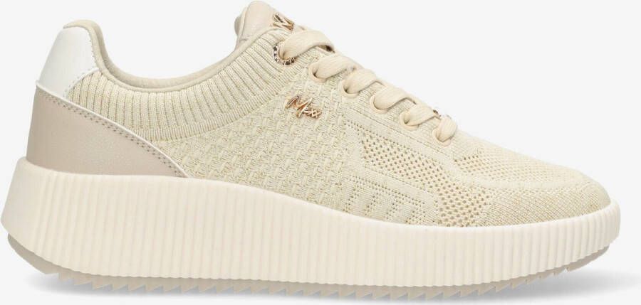 Mexx Beige Textiel Sneakers Nina Beige Dames