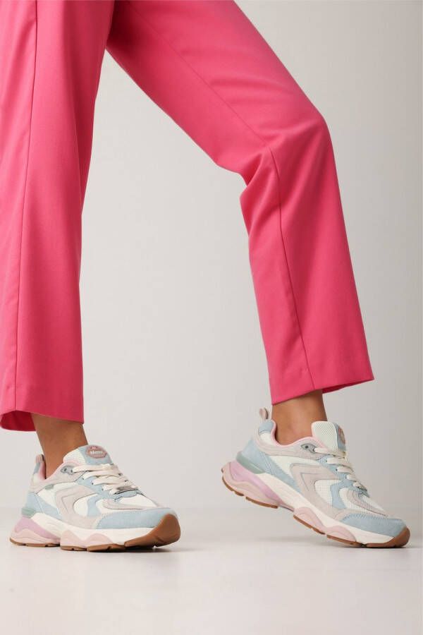 Mexx Sneaker Norah Dames Blauw Pink