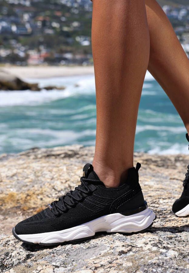 Mexx North Sneakers Dames Zwart
