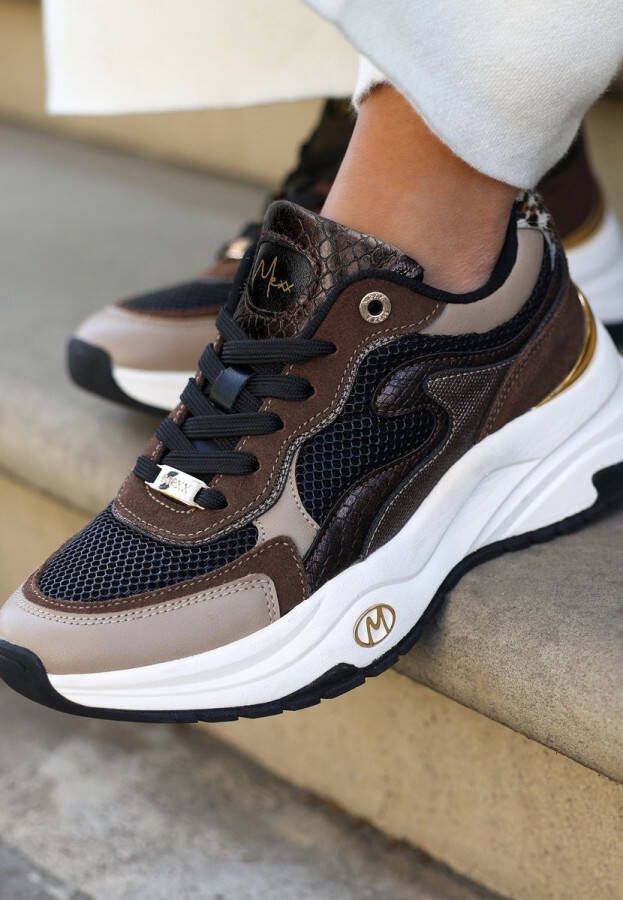 Mexx Sneakers Palma Ora MI001002653W-2120 Grijs Zwart