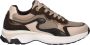 Mexx Sneakers Portia Love MI001001253W-2109 Bruin Groen - Thumbnail 1