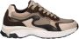Mexx Sneakers Portia Love MI001001253W-2109 Bruin Groen - Thumbnail 1
