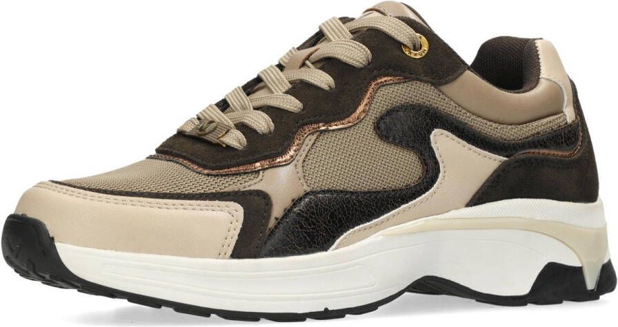 Mexx Sneakers Portia Love MI001001253W-2109 Bruin Groen