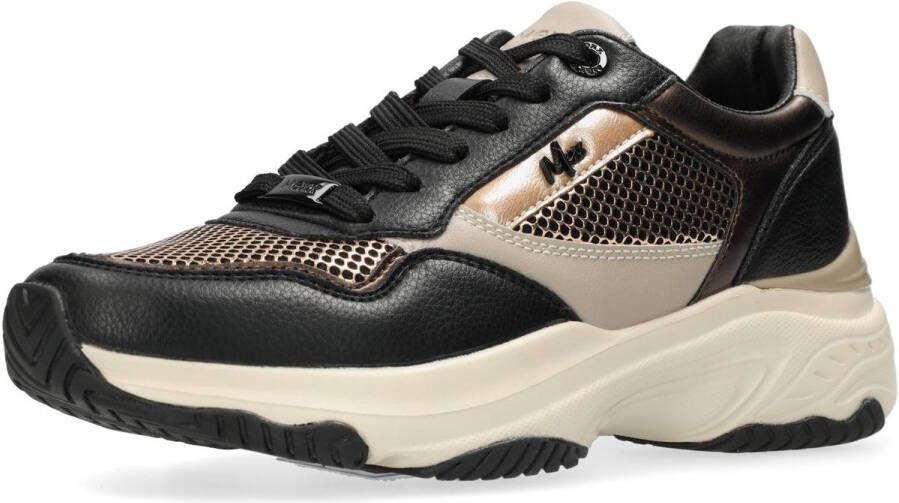 Mexx Sneakers Radja Pax MI001001453W-1101 Zwart Bruin