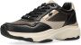 Mexx Sneakers Radja Pax MI001001453W-1101 Zwart Bruin - Thumbnail 1