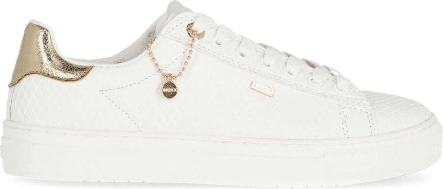 Mexx Sneakers wit; goud