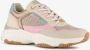 Mexx XX by dames dad sneakers beige roze Uitneembare zool - Thumbnail 2