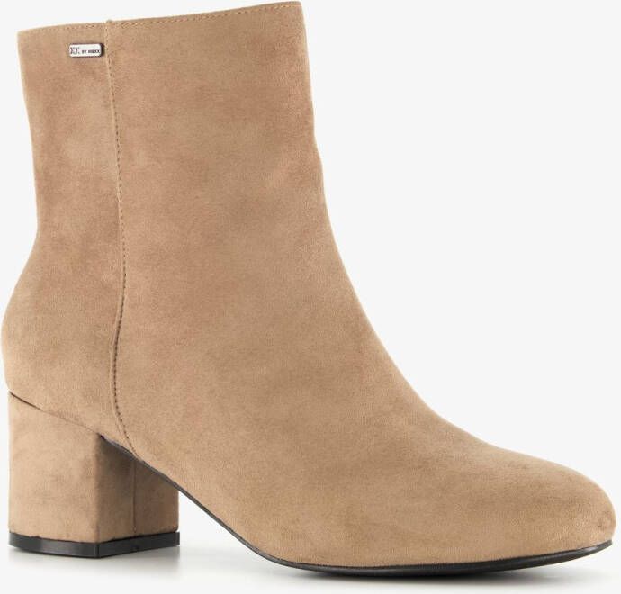Mexx XX By dames enkellaarsjes met hak beige
