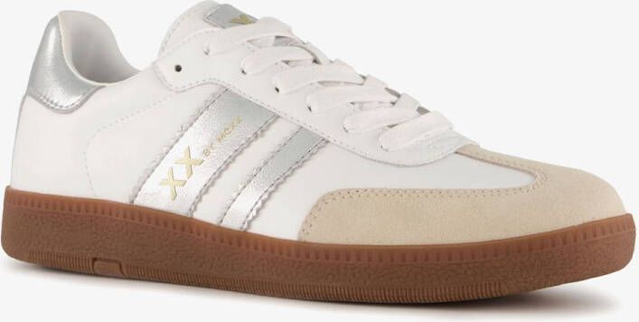 Mexx XX By metallic dames sneakers wit zilver Uitneembare zool