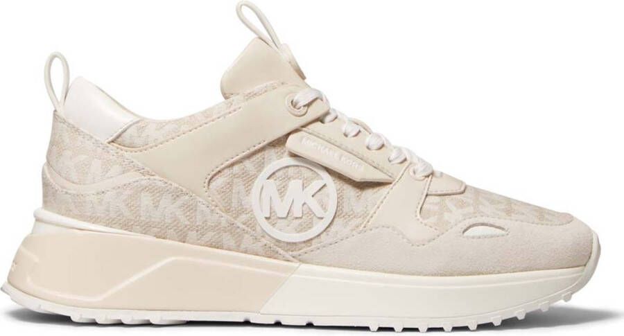 Michael Kors Theo sneaker van canvas met logoprint