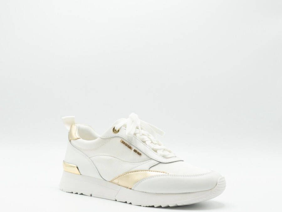 Michael Kors Allie Stride sneaker van canvas met leren details - Foto 4