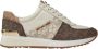 Michael Kors Allie Sneaker Stijlvolle Sneakers Beige Dames - Thumbnail 1