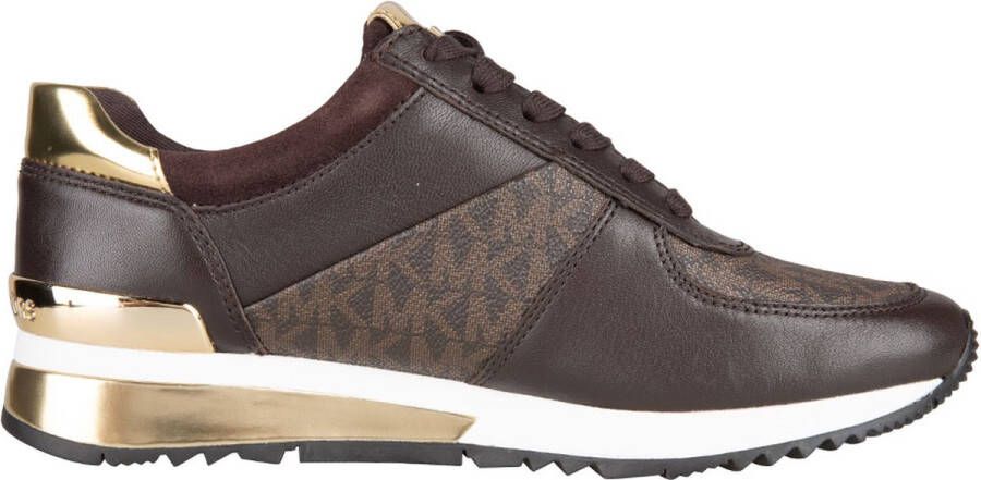 Michael Kors Allie Wrap Dames Sneakers Bruin