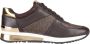 Michael Kors Allie Wrap Trainer leren sneakers bruin - Thumbnail 5