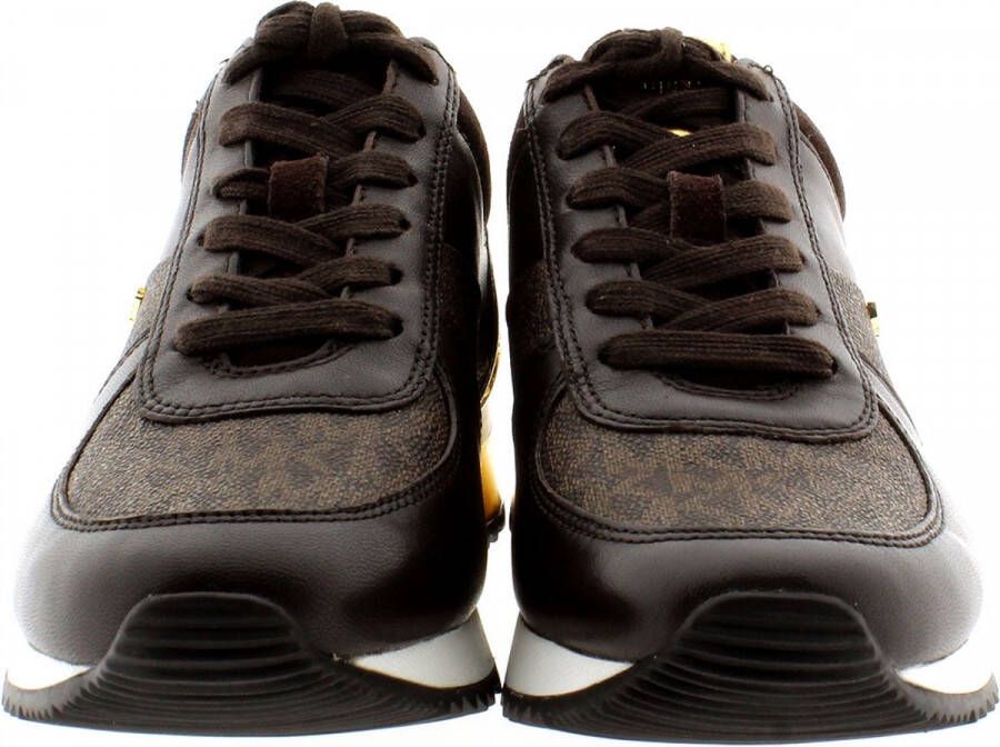 Michael Kors Allie Wrap sneaker bruin