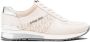 Michael Kors Allie sneaker van leer met metallic details - Thumbnail 1