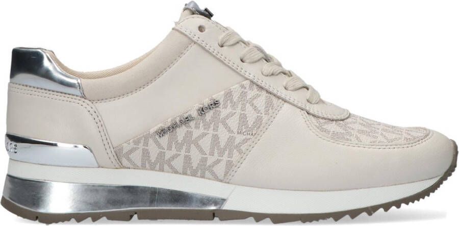 Michael Kors Allie sneaker van leer met metallic details