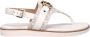 Michael Kors Rory Thong sandalen met gesp ecru - Thumbnail 2
