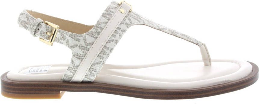 Michael Kors Dames Sandalen Mandy Thong Sandal Cream Beige