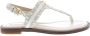 Michael Kors Dames Sandalen Mandy Thong Sandal Cream Beige - Thumbnail 4