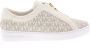 Michael Kors Dames Sneakers Keaton Zip Slip On Vanilla Beige - Thumbnail 5
