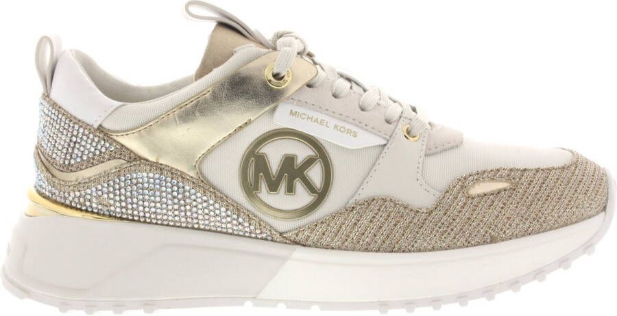 Michael Kors Dames Sneakers Theo Trainer Pale Gold Goud ½ - Foto 3