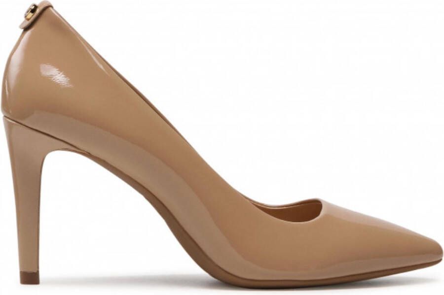 Michael Kors womens leather pumps court schoenen high heel dorothy Beige Dames