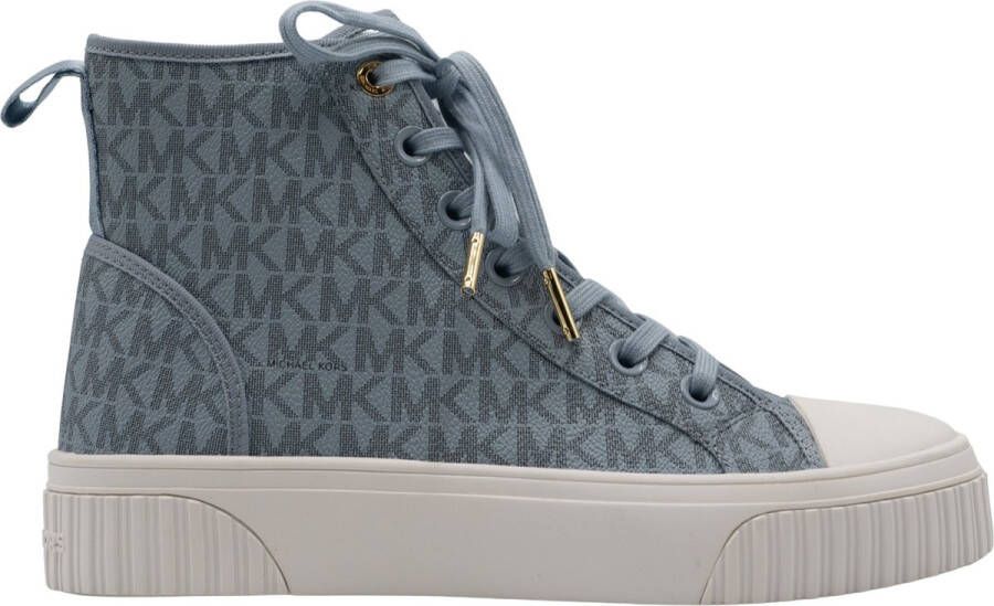 Michael Kors Gertie High Top Dames Sneakers Lichtblauw - Foto 1