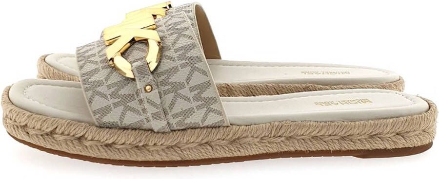 Michael Kors Izzy Slide Dames Slippers Vanilla